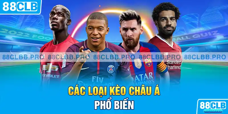 Các loại Kèo Châu Á phổ biến